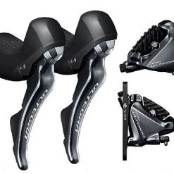 Shimano Ultegra ST-R8020 Shifters and Disc Brake Calipers